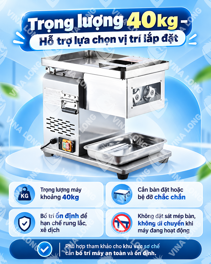 Máy Thái Thịt Tươi Sống QX-260