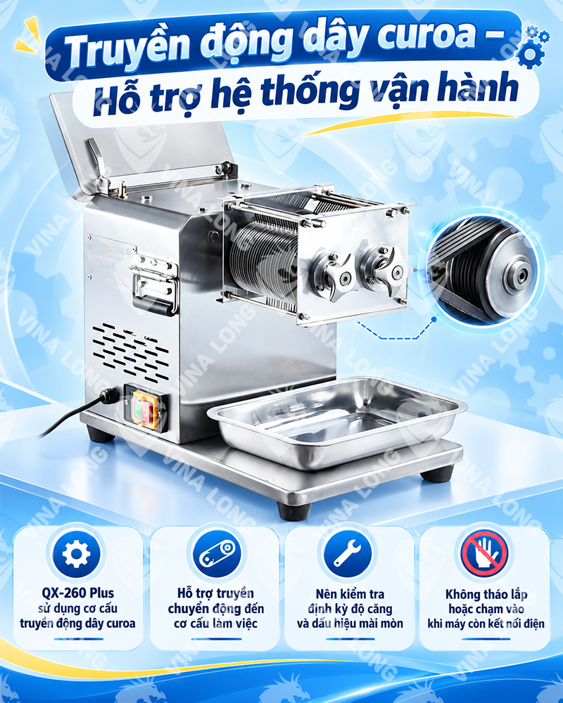 Máy Thái Thịt Tươi Sống QX-260